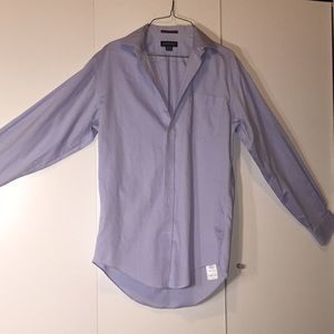 Lands’ End No Iron Pinpoint Oxford Button Up Shirt